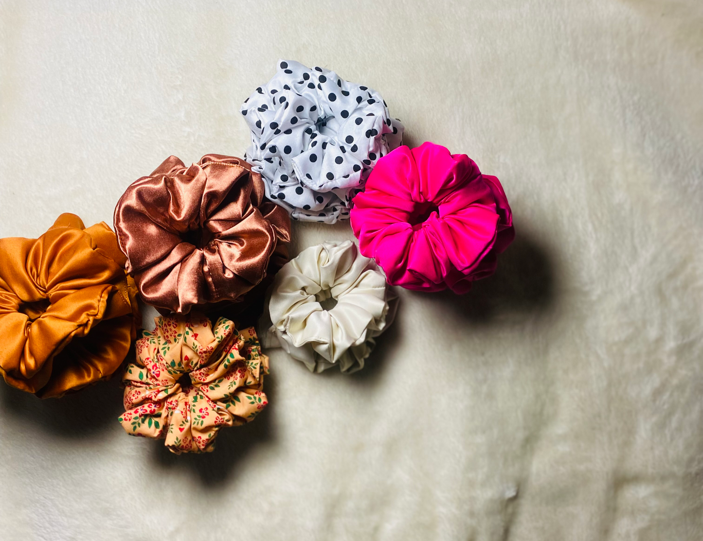Scrunchies(Cotton and satin)