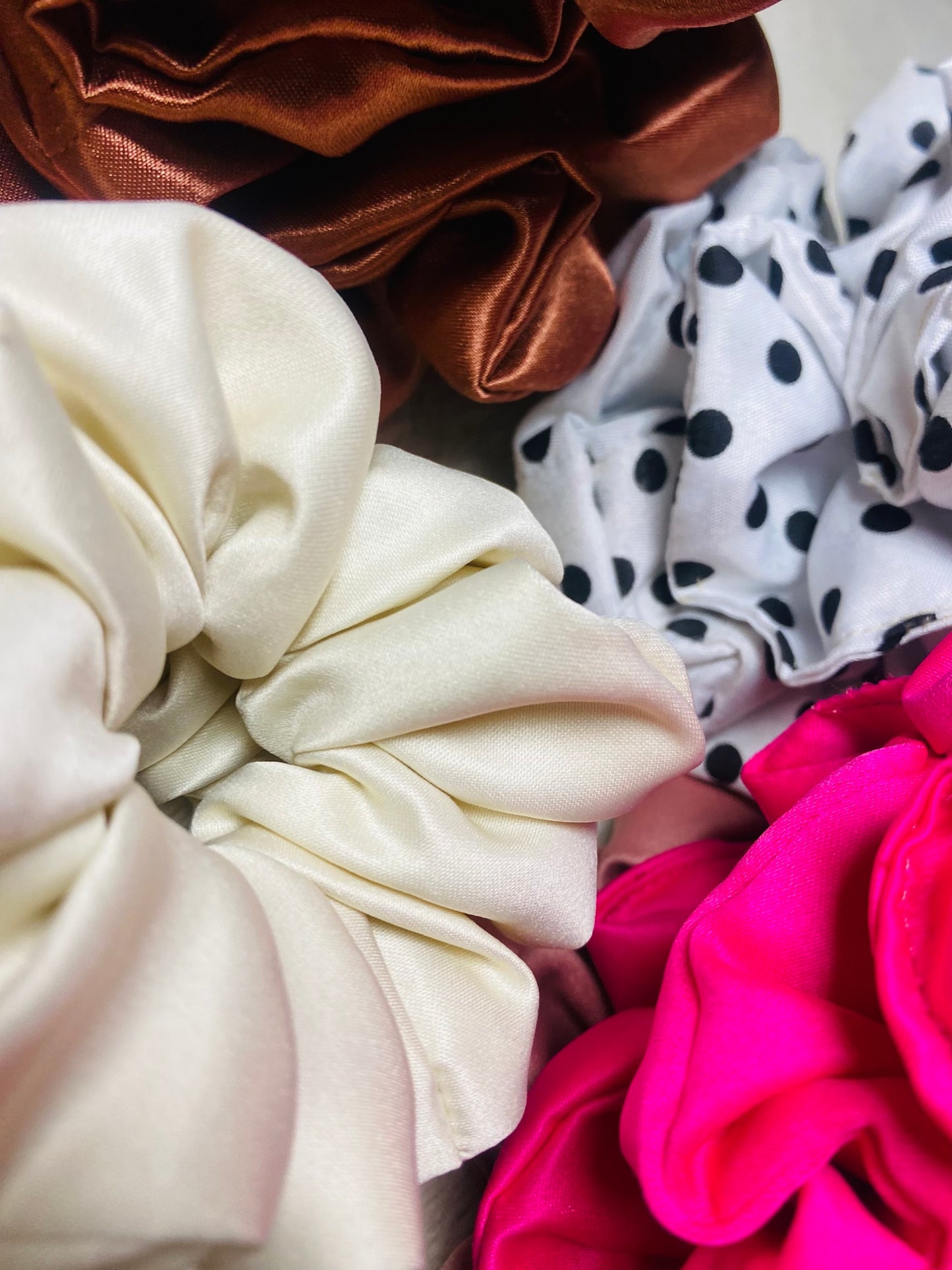 Scrunchies(Cotton and satin)